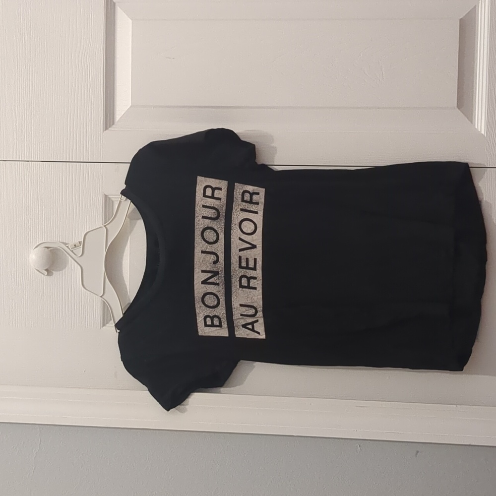 Forever 21 Bonjour Au Revoir T-Shirt
